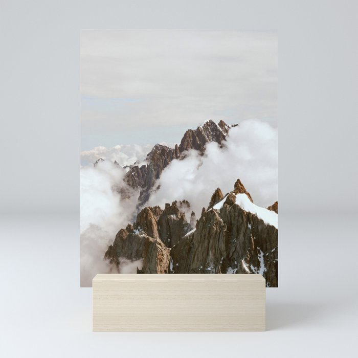 Clouds from the Mont Blanc | Nautre and Landscape Photography Mini Art Print