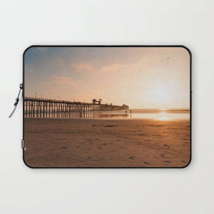 Oceanside Pier at Sunset Laptop Sleeve
