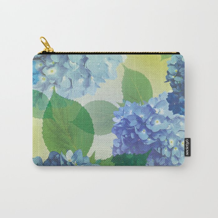 Hydrangea Carry-All Pouch