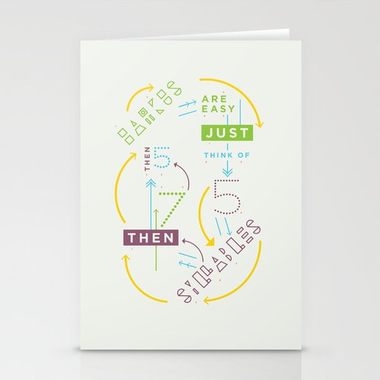 Haikuglyphics - Haikanics Stationery Cards