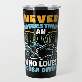 Scuba Diving Scuba Diver Marine Ocean Freediving Travel Mug
