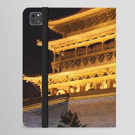 China Photography - Drum Tower Of Xi'an Lit Up In The Late Night iPad Folio Case