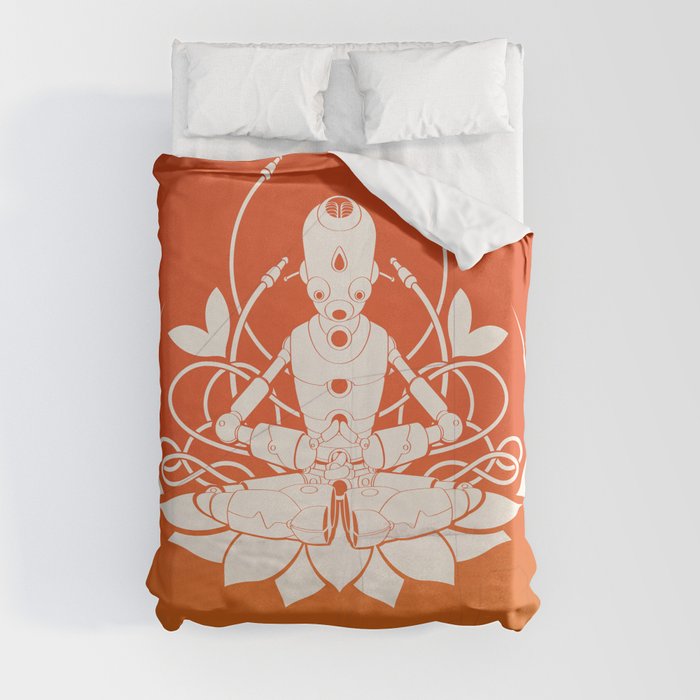 Opening the higher state of consciousness Duvet Cover