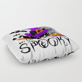 Halloween season spooky cat decoration Floor Pillow