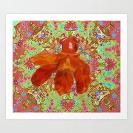 Persian Pomegranate Art Print