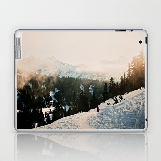 Winter Mountain Hike Laptop & iPad Skin