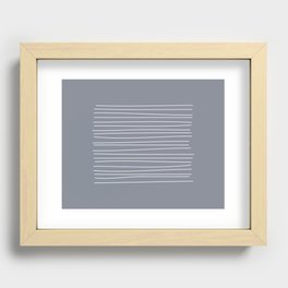 Lines Squared Recessed Framed Print