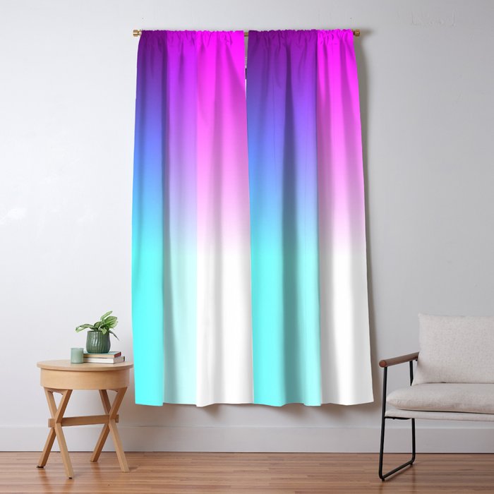 White Ombre Curtains Best Home Decorating Ideas