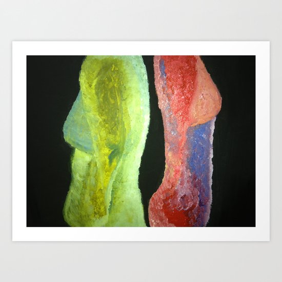 Woman Vs Woman Art Print