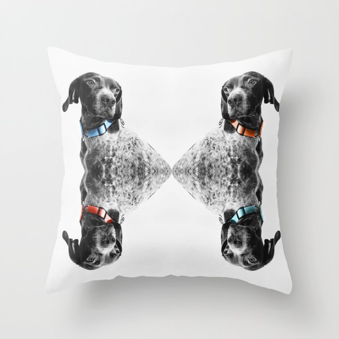 Dogs envy Throw Pillow