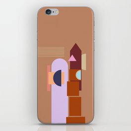 Home Sweet Home modern abstract illustration  iPhone Skin