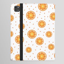 Orange Fruit Lover Seamless Print Pattern iPad Folio Case
