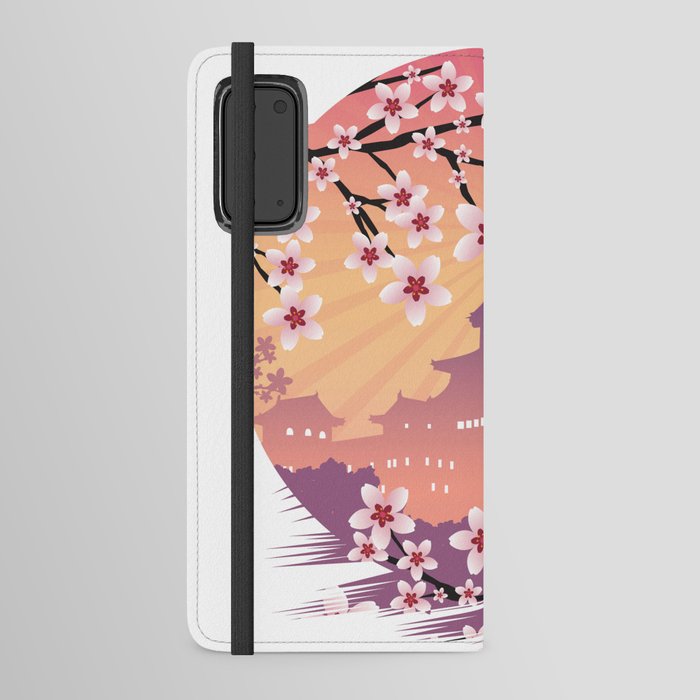 Peach Blossom Android Wallet Case