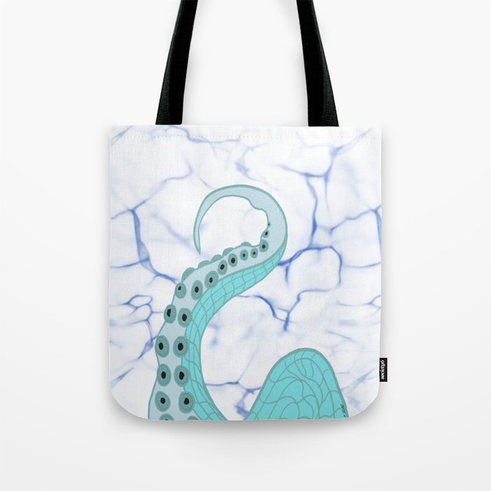 Wrapped In Tentacles Tote Bag