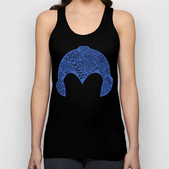 Mega Man Typography Unisex Tank Top