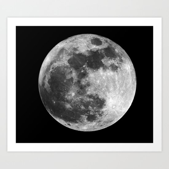 moon Art Print