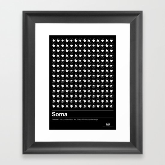 Soma Framed Art Print
