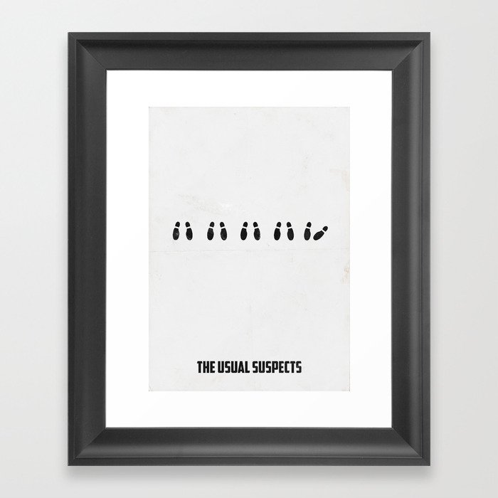 The Usual Suspects Framed Art Print