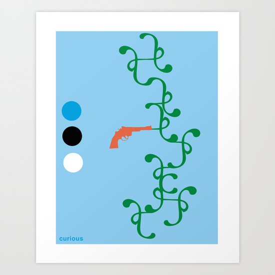 Curiosity Vine Art Print