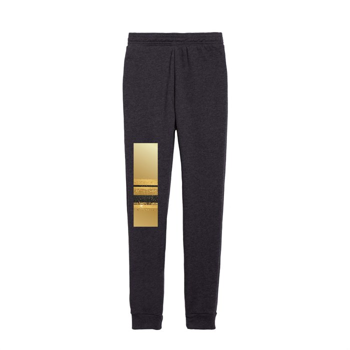 Golden Geometric Abstract Kids Joggers