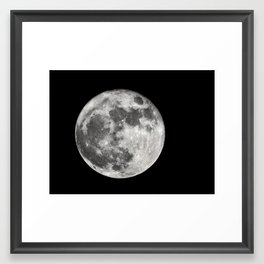Super moon Framed Art Print