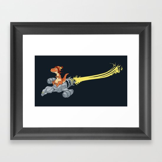 Fireflying Framed Art Print