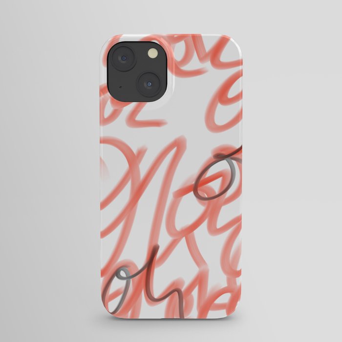 A Series of Oh & Ok iPhone Case