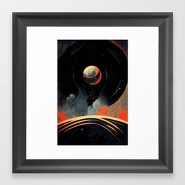 Vintage Deep Space Exploration Series - 05 Framed Art Print