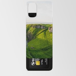 Great Britain Photography - Beautiful Green Landscape By The Sea Android Card Case
