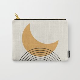 Moon mountain gold - Mid century style Carry-All Pouch