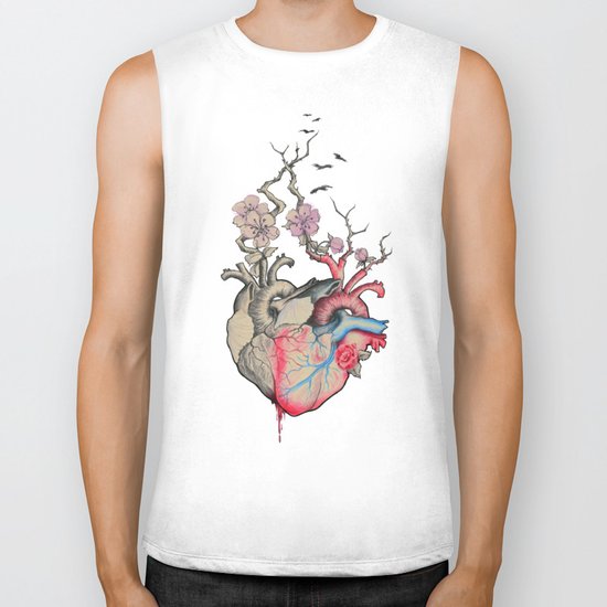 Split/Merge Biker Tank