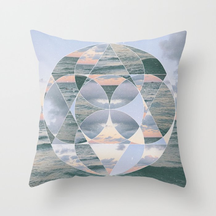 Me, You and The Sea Throw Pillow
