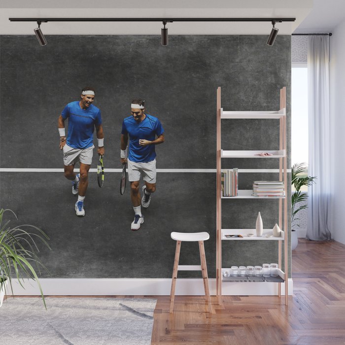 Nadal & Federer Wall Mural