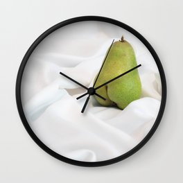 Tasteful Porn: Pear #1 Wall Clock