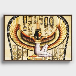 Egypt Isis Cleopatra Framed Canvas