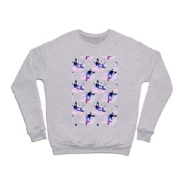 Cute Orca Pattern Crewneck Sweatshirt