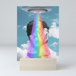 Love is love is love // Pride & UFOs Mini Art Print