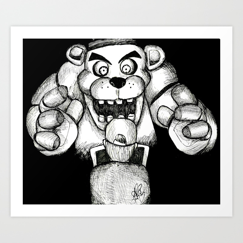 After The Toreador March Five Nights At Freddy S Art Print By Attiea Society6