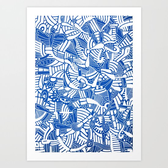 - the captain who fell with the blue angels - Art Print
