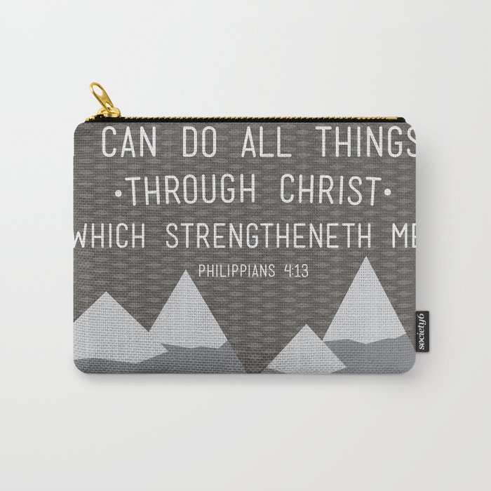 I CAN // Philippians 4:13 Carry-All Pouch