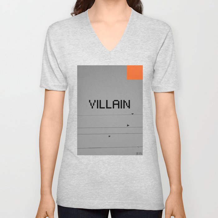 VILLAIN! V Neck T Shirt