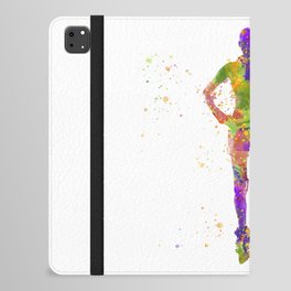 Watercolor Inline Skater iPad Folio Case