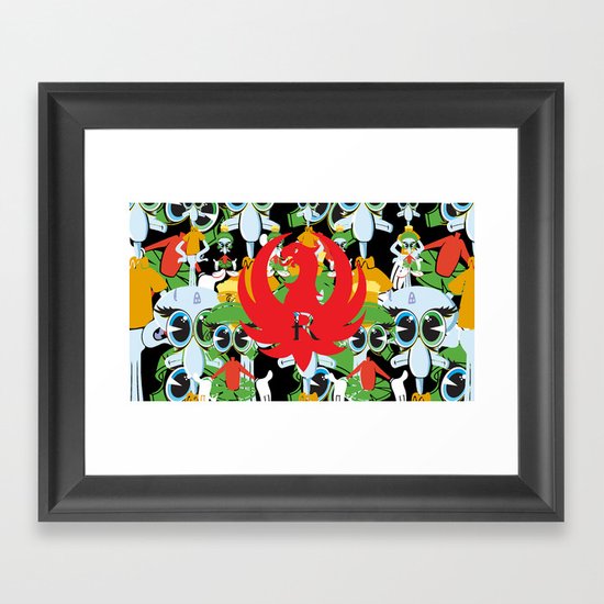 7 deadly sins - Wrath Framed Art Print
