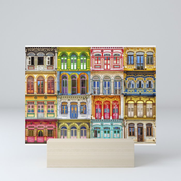 The Singapore Shophouse Mini Art Print