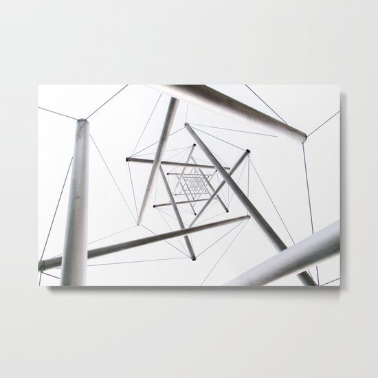 Infinite Geometry Metal Print