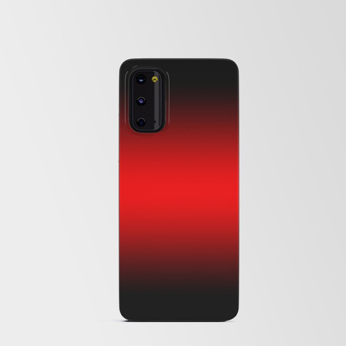Black Edge Red Horizontal Gradient Android Card Case