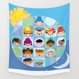 small world Wall Tapestry