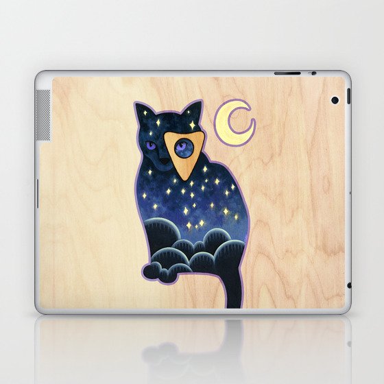Ouija Cat Laptop & iPad Skin