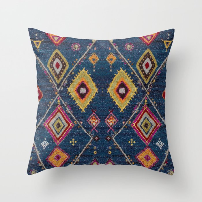 Heritage Moroccan Berber Rug Style Throw Pillow