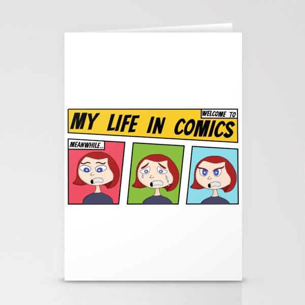 My Life In Comics Stationery Cards